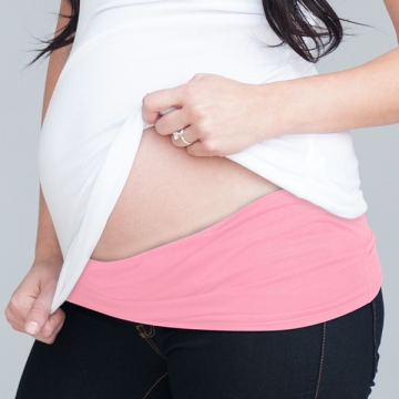 Black Belly Button Body Maternity Band-Small