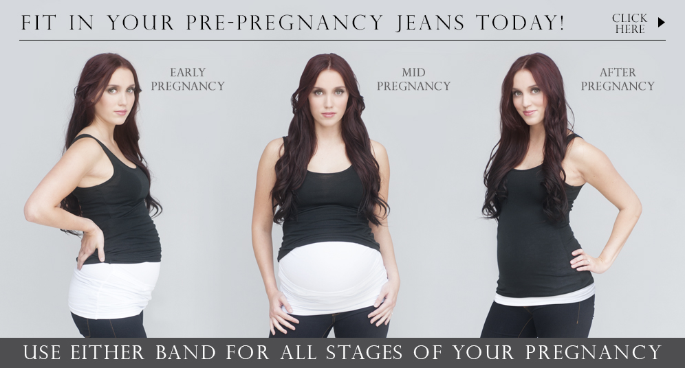 Jeans Fabric KOBWA 3 Pcs Maternity Belly Band Pregnancy Belt Adjustable Elastic Pants Solution for Pregnant Women Maternity Wear Pregnancy Waistband Extender