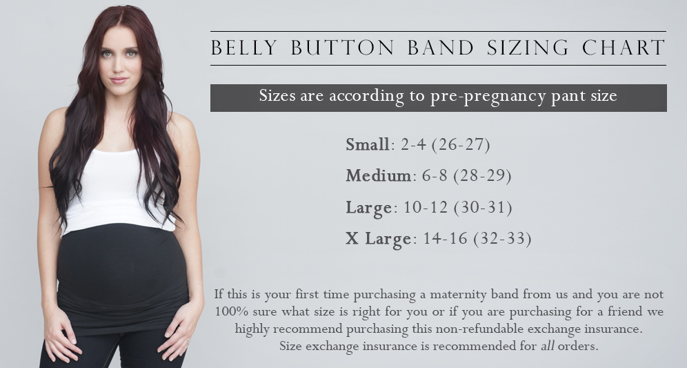 The Belly Button™ Maternity Band - Never buy maternity pants again!